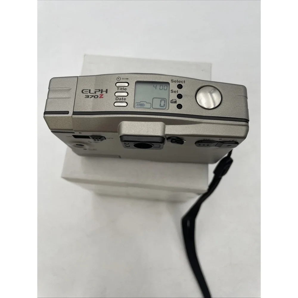Canon ELPH 370Z Advantix 24mm Cartridge Point & Shoot Film Camera+Battery Tested